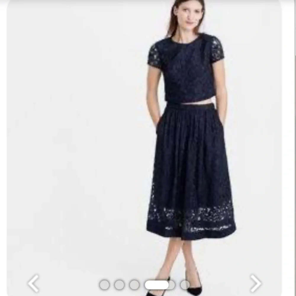 Jcrew Collection lace crop top